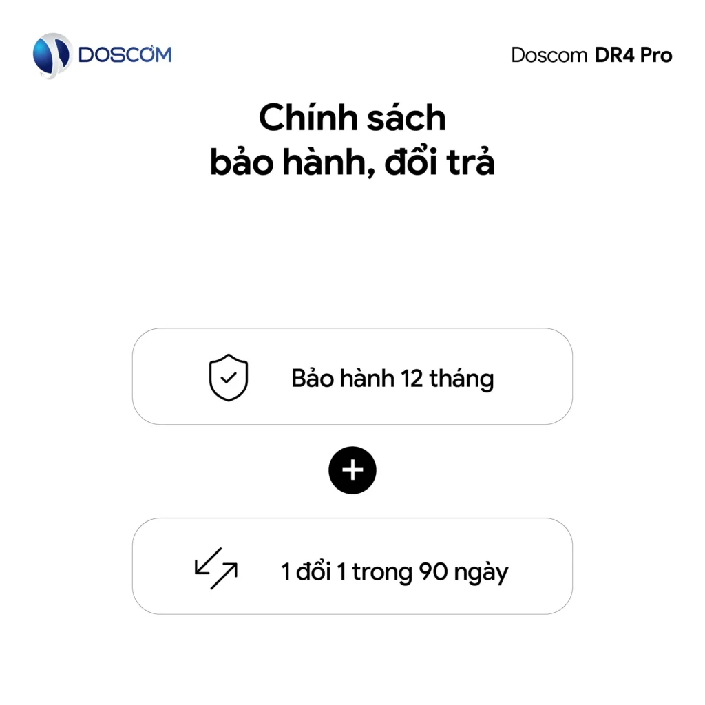 Doscom – Chính sách bảo hành