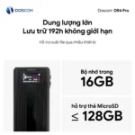 Dung lượng bộ nhớ lớn, hỗ trợ cả bộ nhớ ngoài