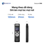 Thiết kế nhỏ gọn, dễ dàng mang theo