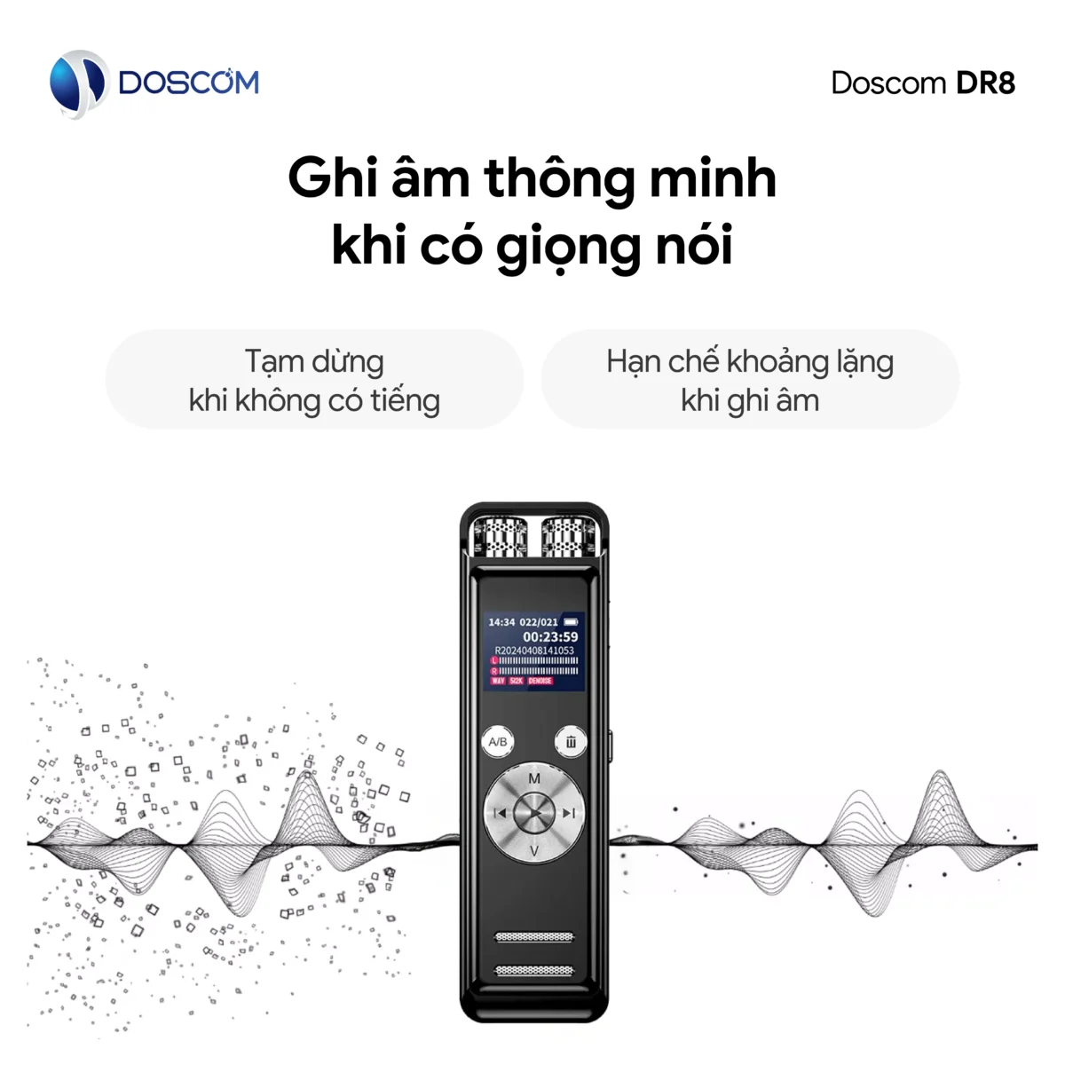 Ghi âm khi có giọng nói môi trường xung quanh