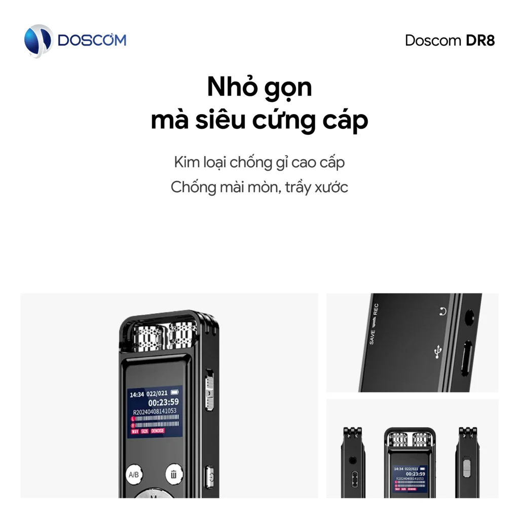 Thiết kế nhỏ gọn, cứng cáp