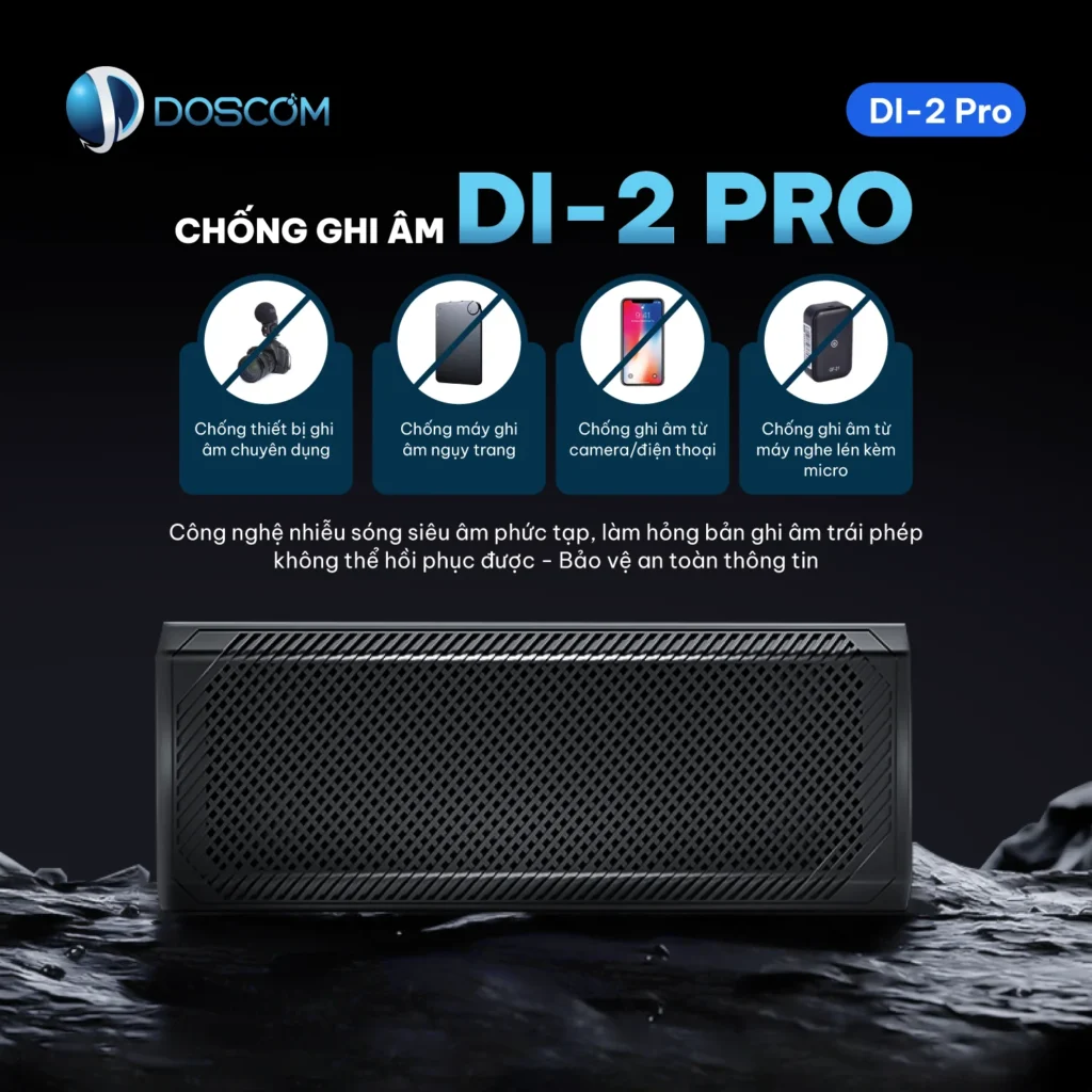 Công nghệ chống ghi âm chuyên dụng DI2 Pro