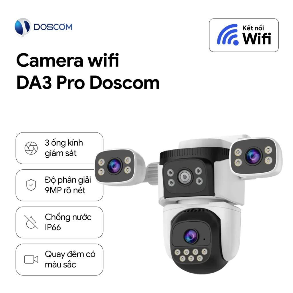 Camera Wifi DA3 Pro Doscom