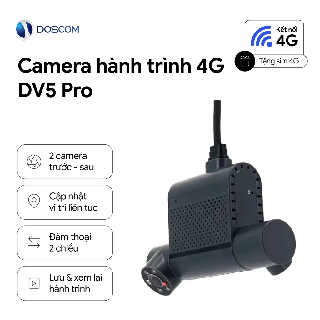 Camera hành trình định vị DV5 PRO Doscom