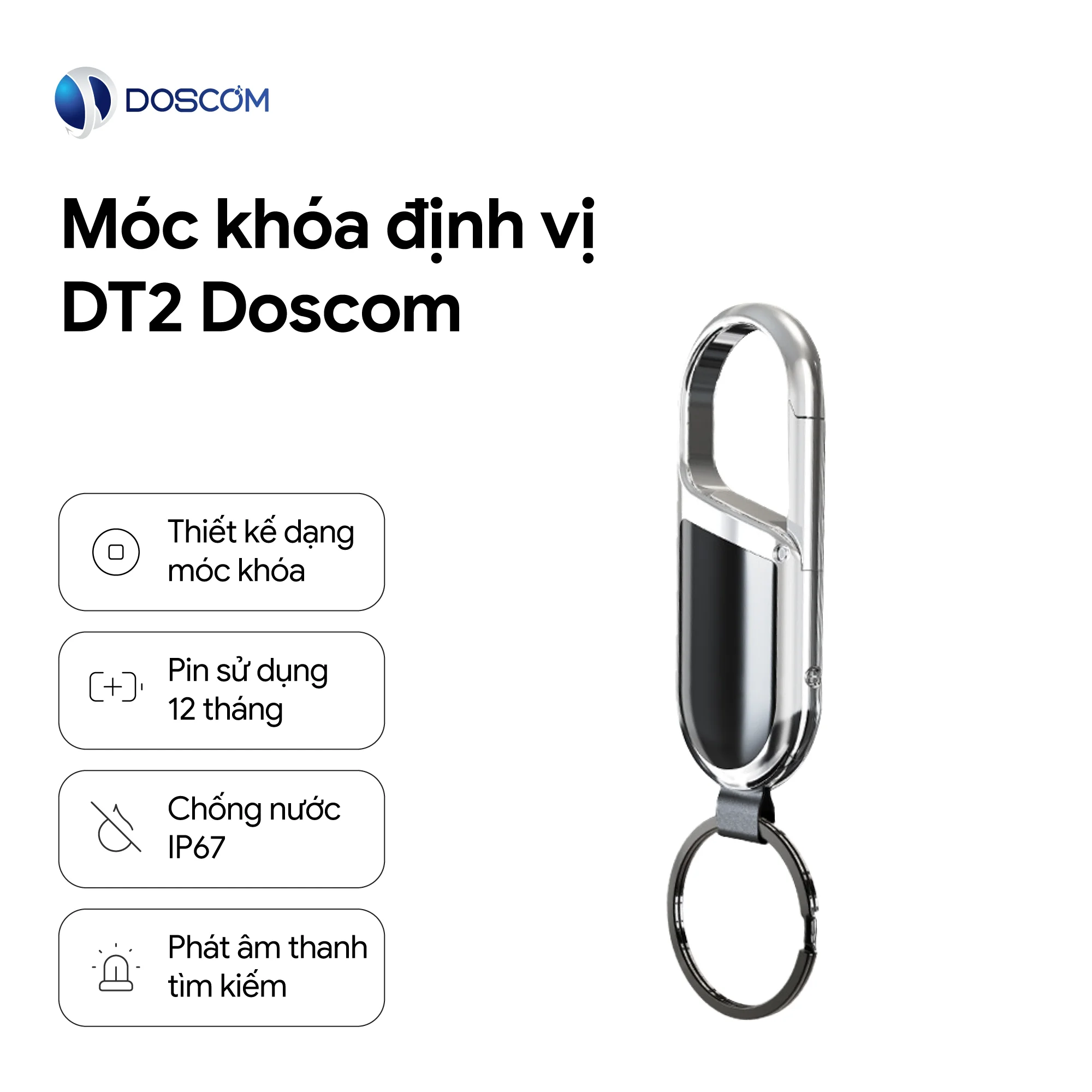 moc-khoa-dinh-vi-dt2-doscom Định vị dạng móc khóa DT2 Doscom