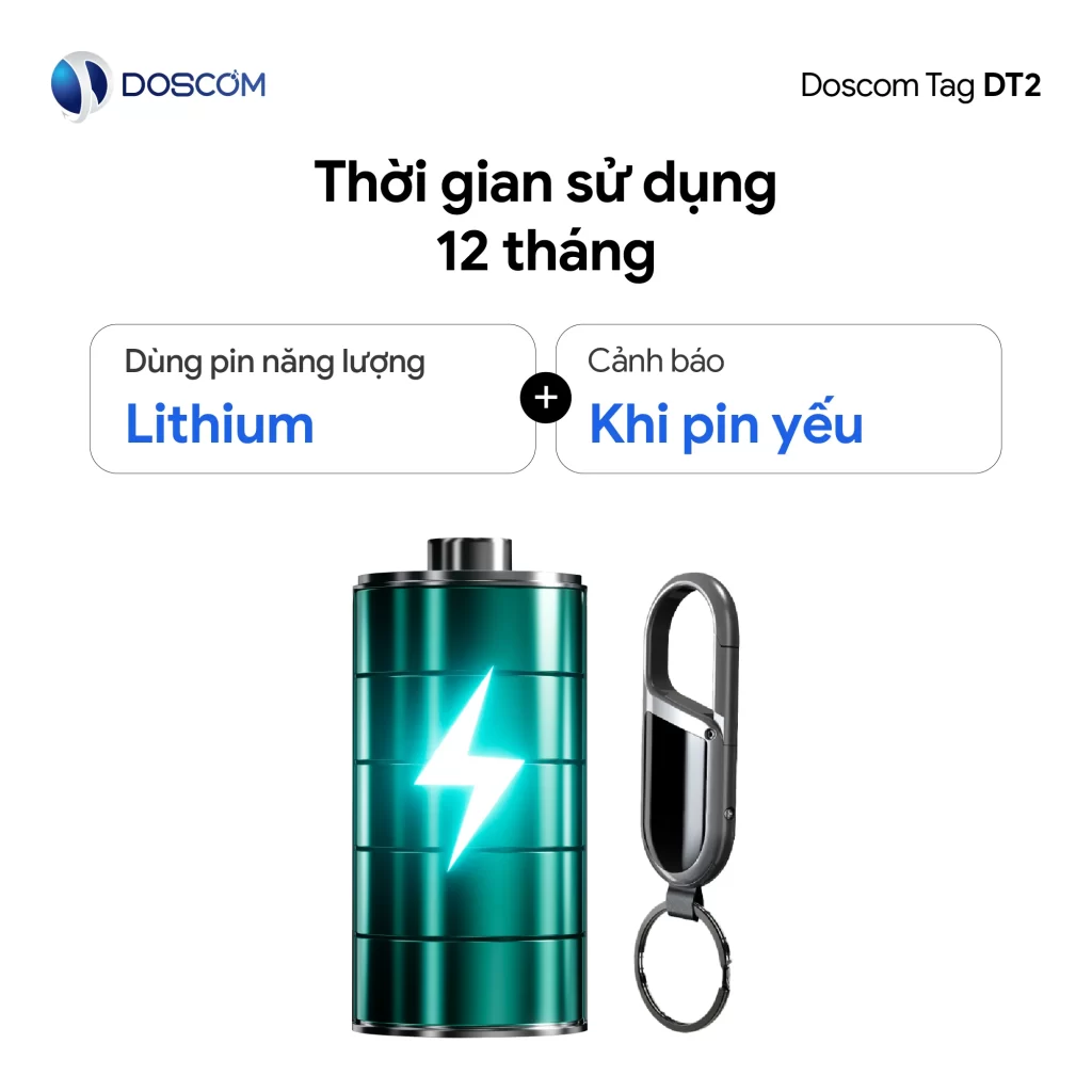 Định vị dạng móc khóa DT2 Doscom