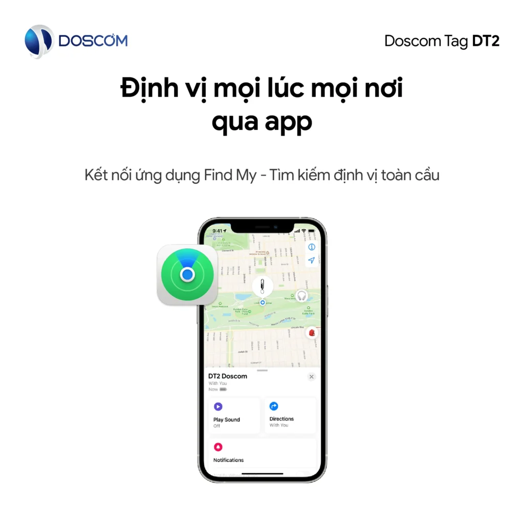 Kết nối trực tiếp qua ứng dụng Find My