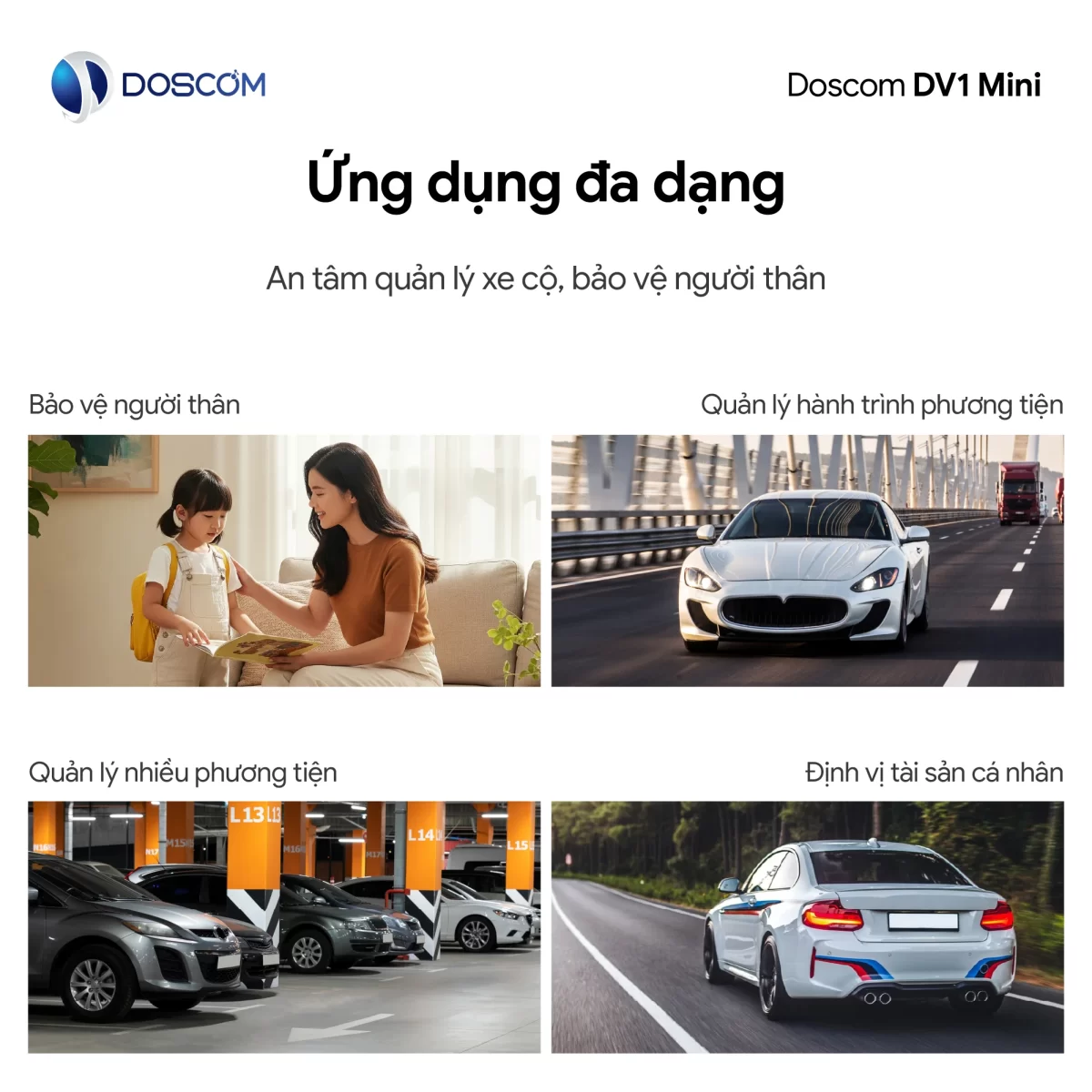 Thiết bị định vị không dây DV1 mini Doscom