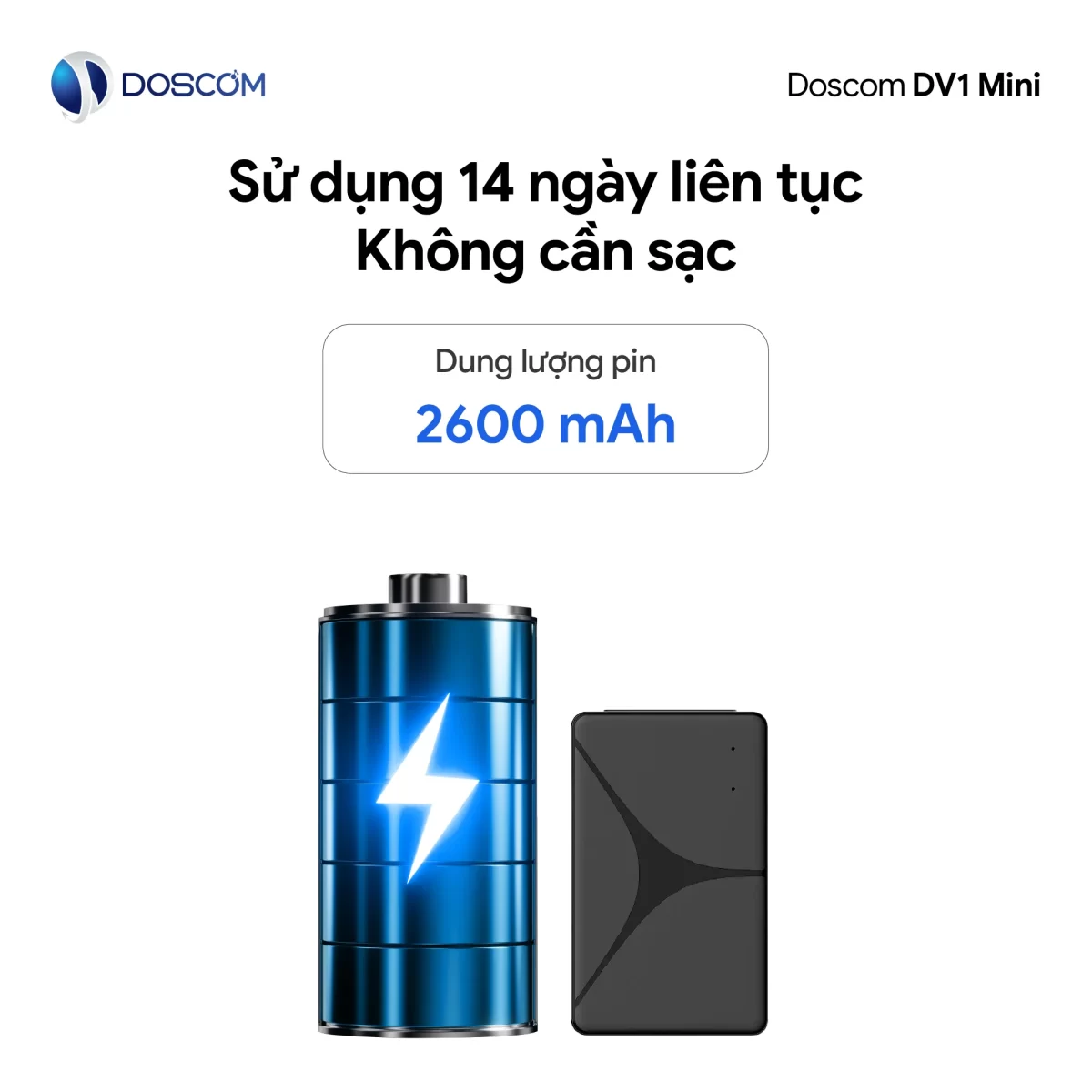 Thiết bị định vị không dây DV1 mini Doscom
