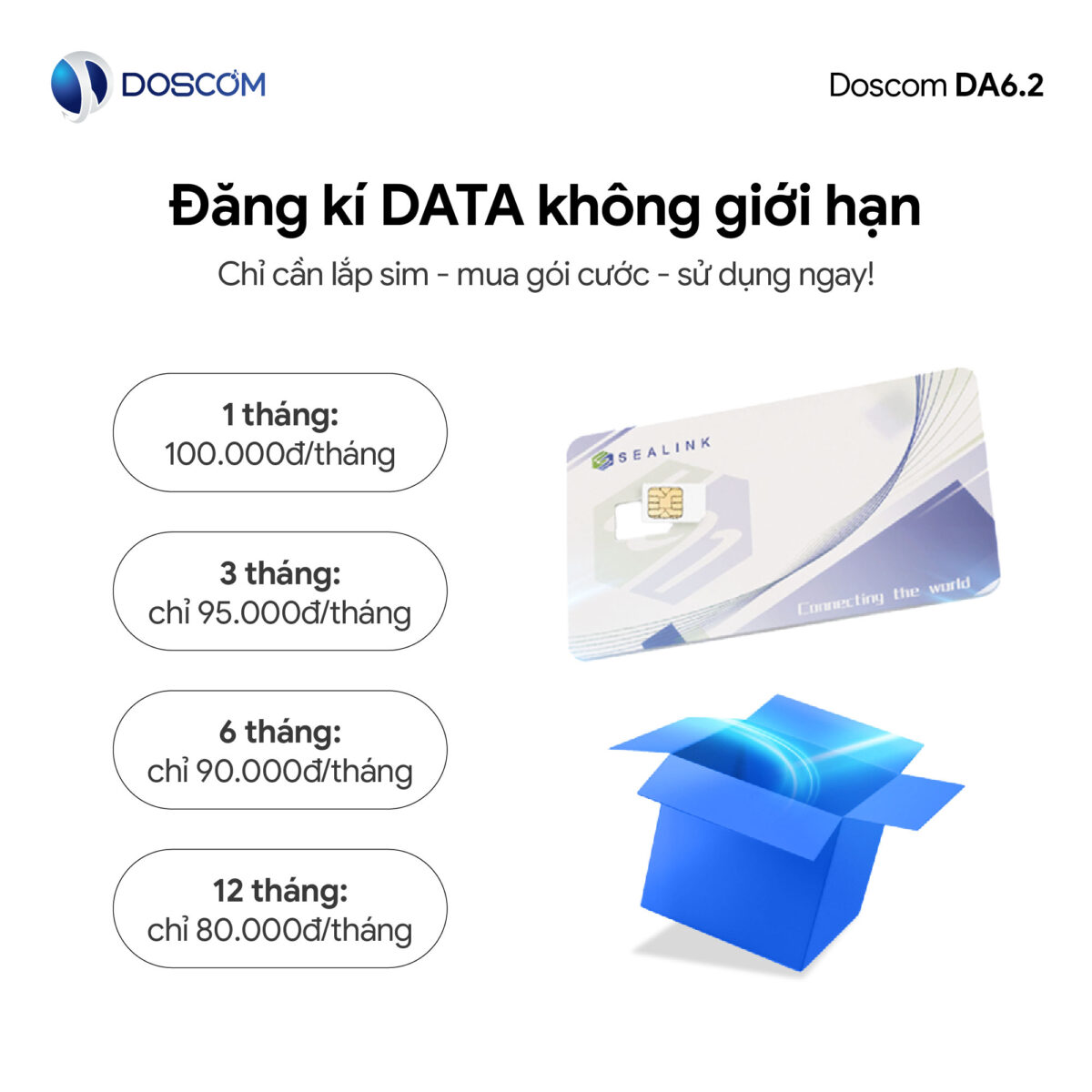 Đăng kí DATA không giới hạn