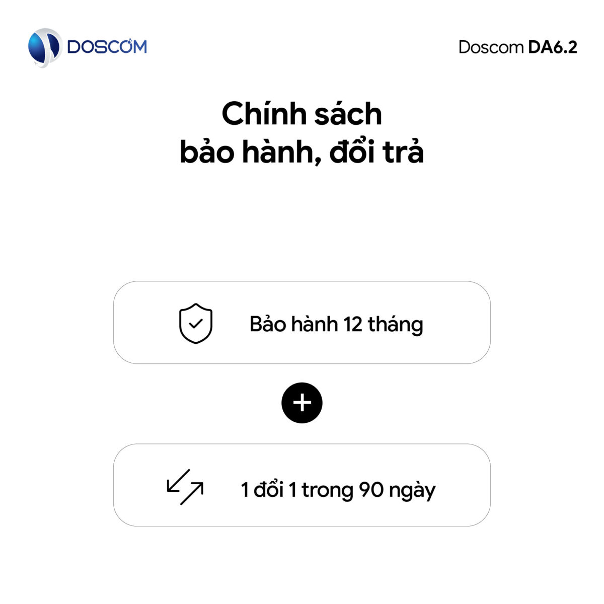 Doscom – Chính sách bảo hành