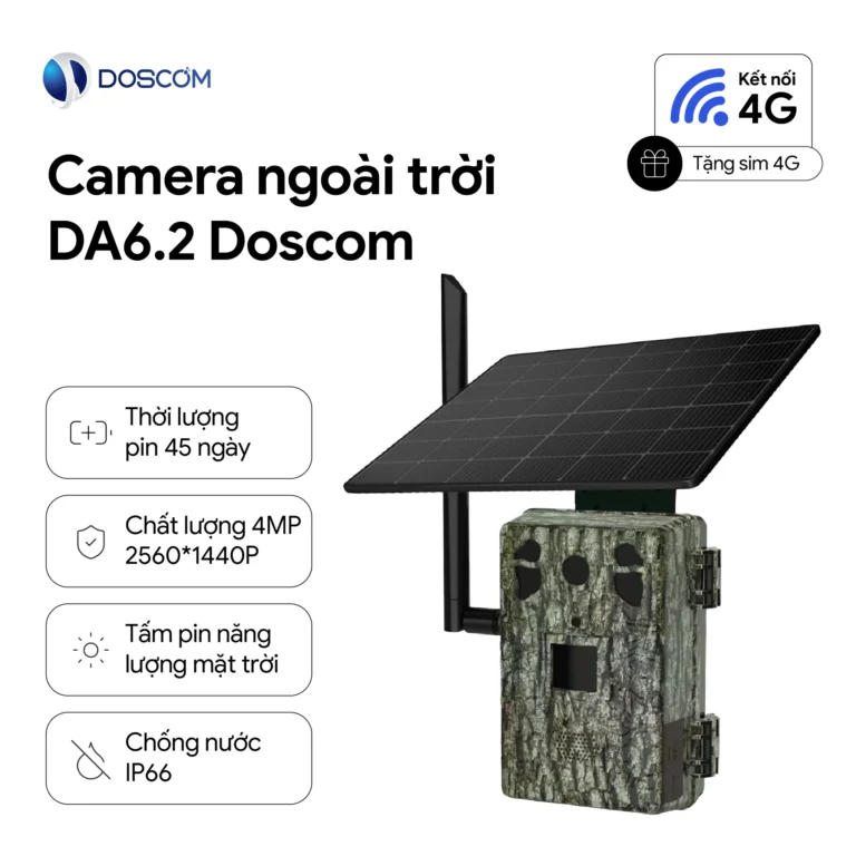 Camera năng lượng mặt trời 4G DA6.2 Doscom