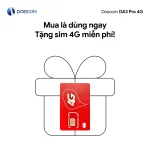 Camera 4G DA3 Pro Doscom 3 mắt camera