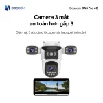 Camera 4G DA3 Pro Doscom 3 mắt camera