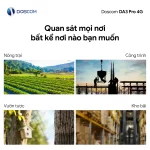 Camera 4G DA3 Pro Doscom 3 mắt camera