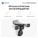DA3 ZoomX10 hỗ trợ lưu trữ và xem lại video