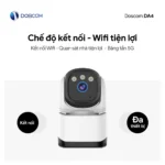 Camera Wifi 5GHz DA4 - Kết nối và xem từ xa trên nhiều thiết bị