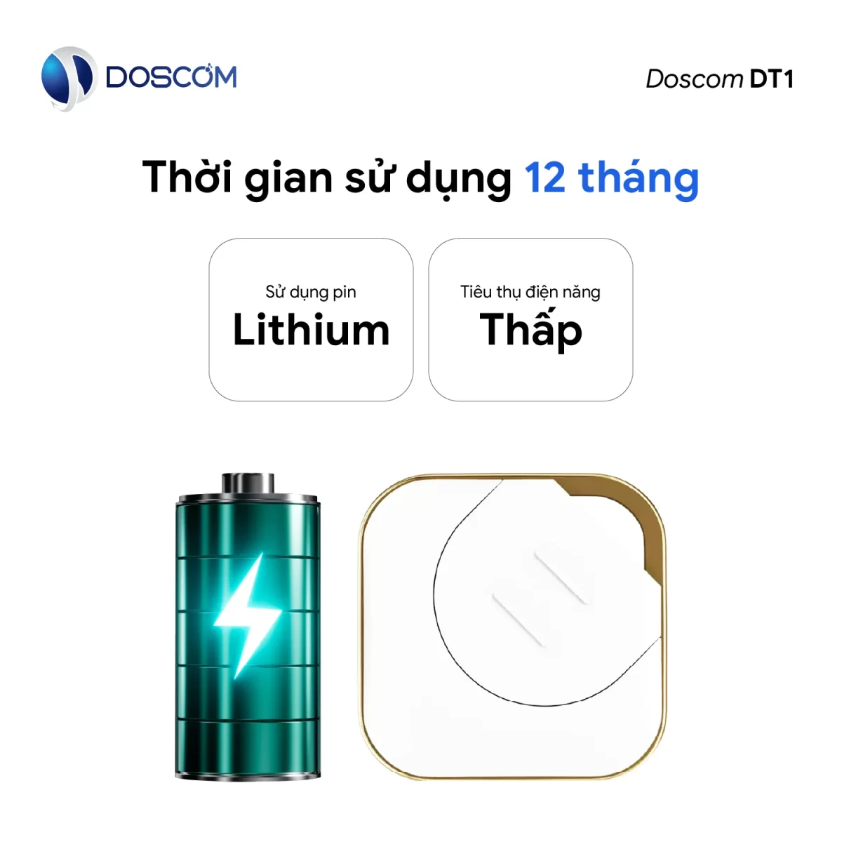 Thời gian sử dụng 12 tháng