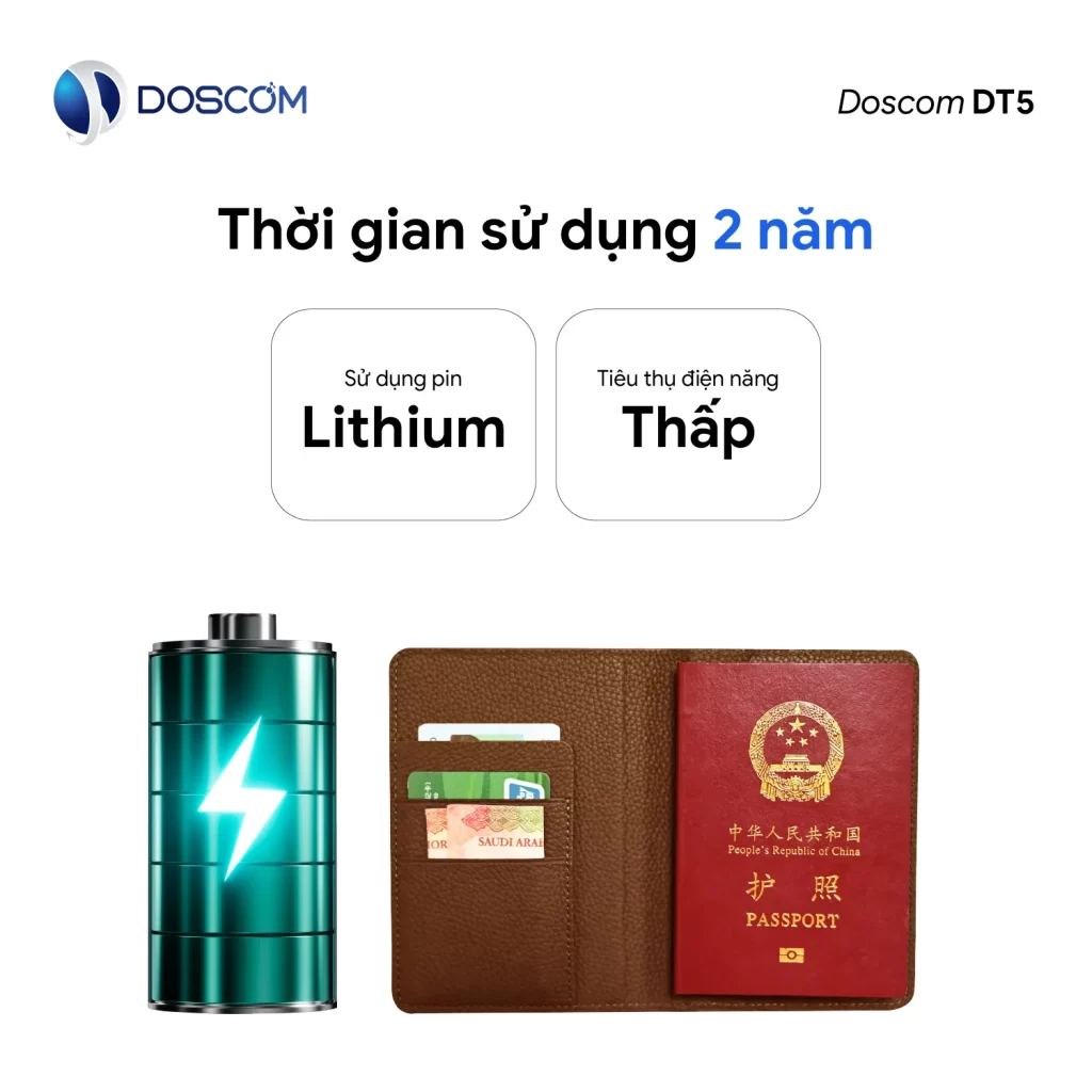 Thời gian sử dụng lên tới 2 năm