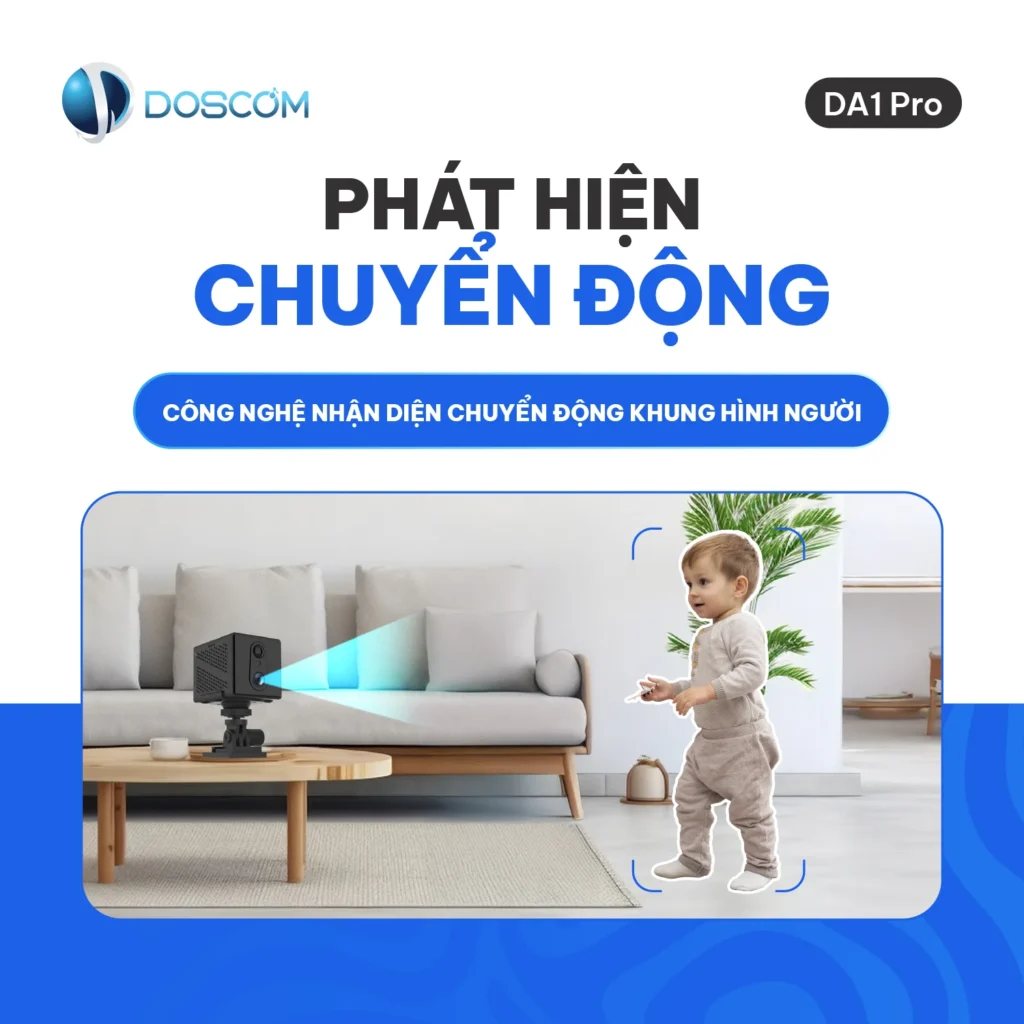 Công nghệ AI tiên tiến của camera mini Doscom