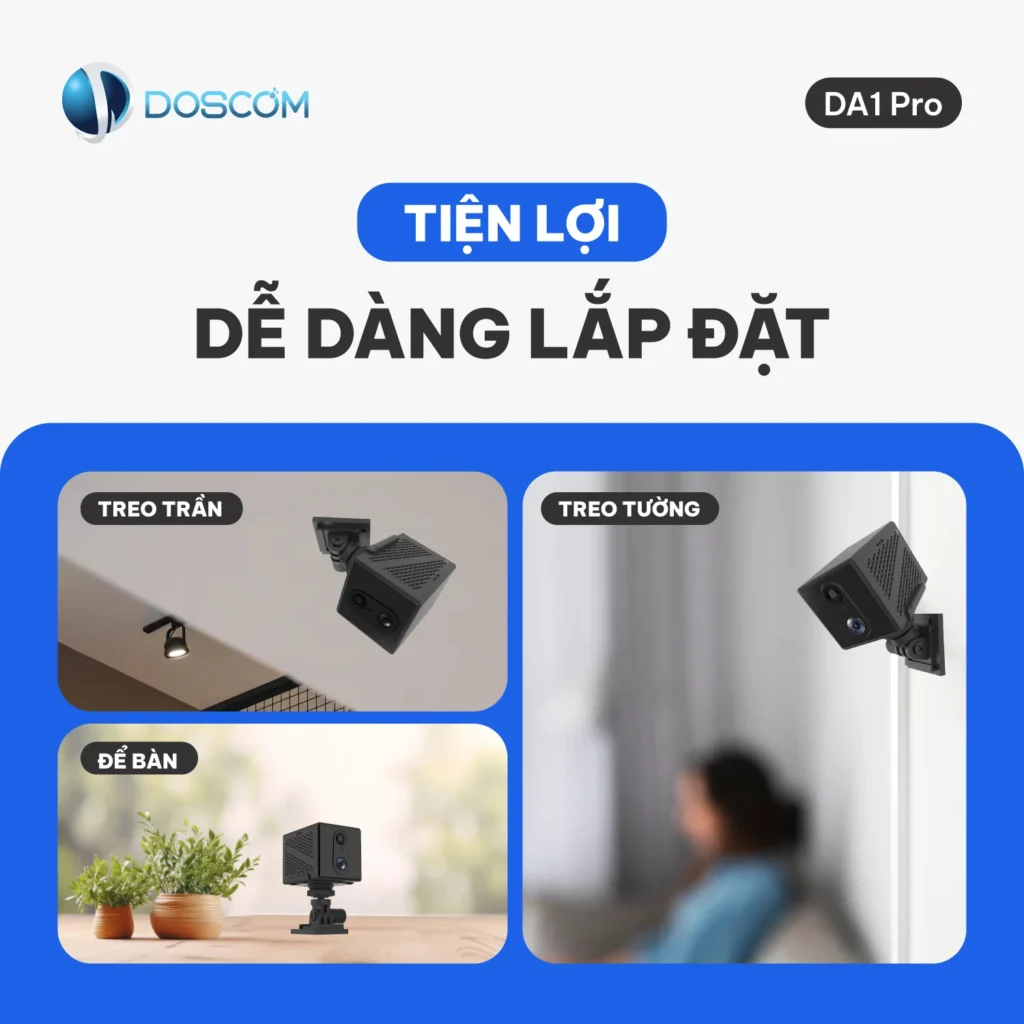 Ưu điểm của camera mini không dây