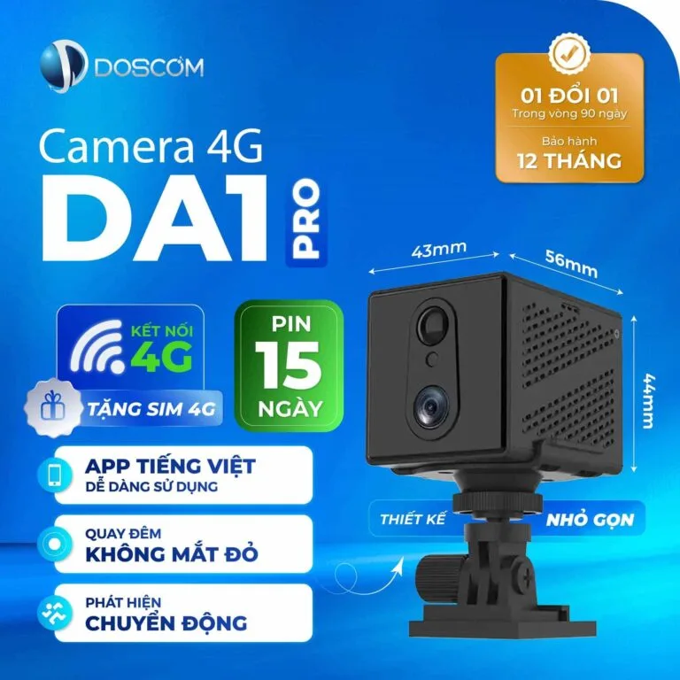 Camera mini 4G DA1 Pro Doscom