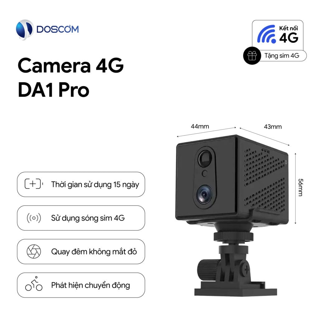Camera Mini 4G Doscom DA-1 Pro