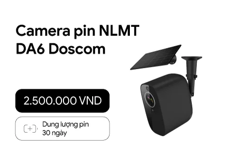 Camera pin năng lượng mặt trời DA6 Doscom