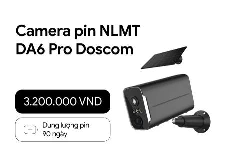 Camera pin năng lượng mặt trời DA6 Pro Doscom