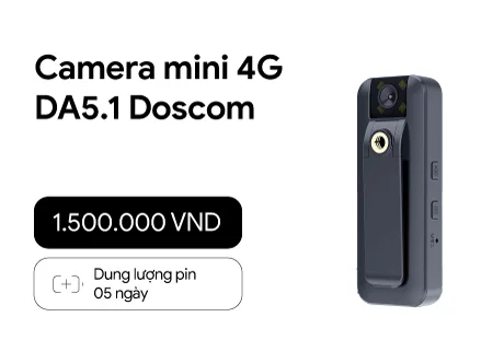 Camera cài áo mini DA5.1 Doscom
