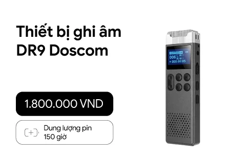 Thiết bị ghi âm DR9 Doscom