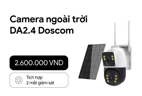 Camera năng lượng mặt trời DA2.4 Doscom