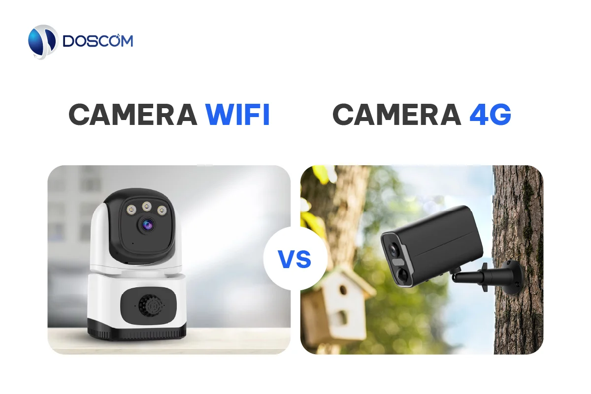 So sánh camera 4G và camera WiFi: Lựa chọn tối ưu cho an ninh gia đình