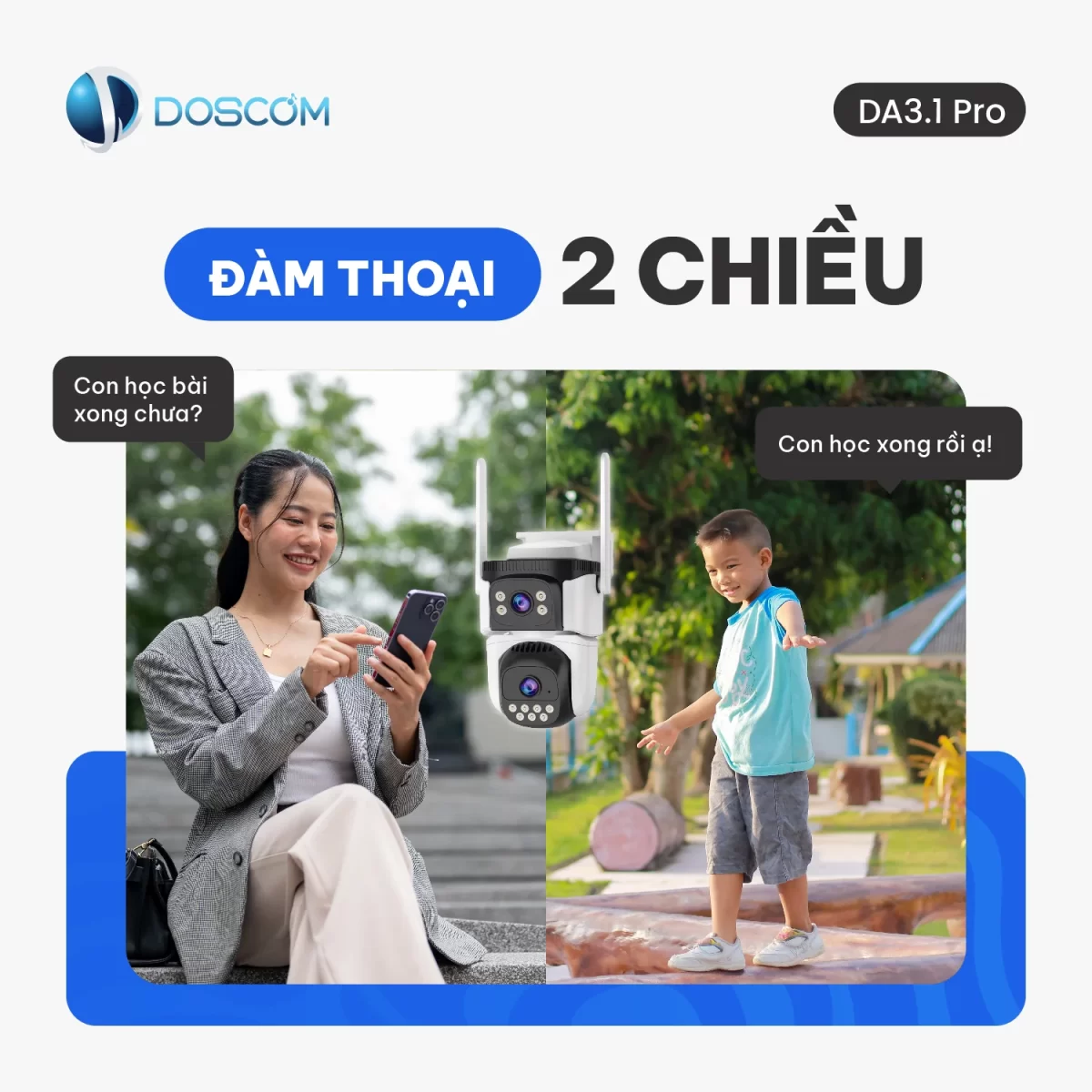Đàm thoại 2 chiều linh hoạt