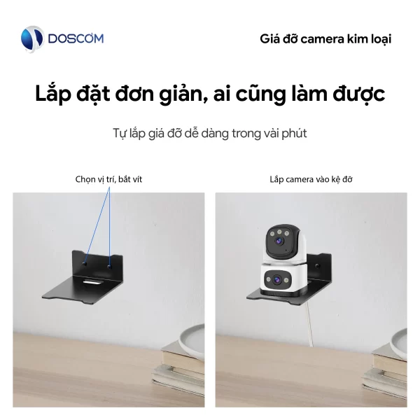 Lắp đặt đơn giản, dễ dàng theo tác