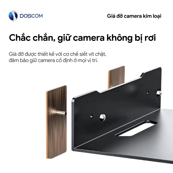 Thiết kế chắc chắn, giữ camera không bị rơi