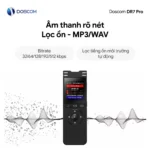 Chất lượng ghi âm rõ nét