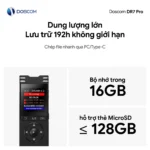 Thiết bị ghi âm chuyên dụng DR7 Pro Doscom