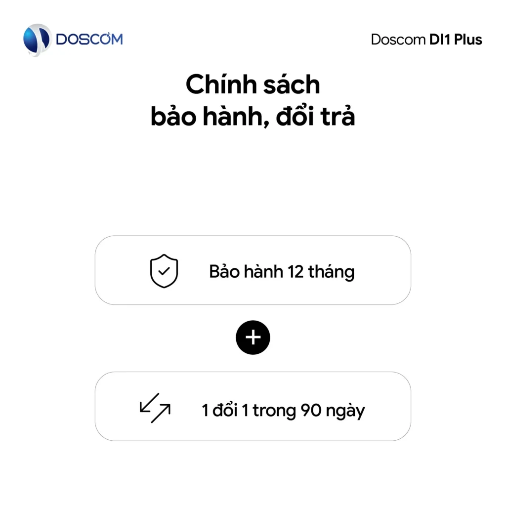 Doscom - Chính sách bảo hành