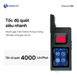 Tốc độ quét của thiết bị dò D4 Doscom
