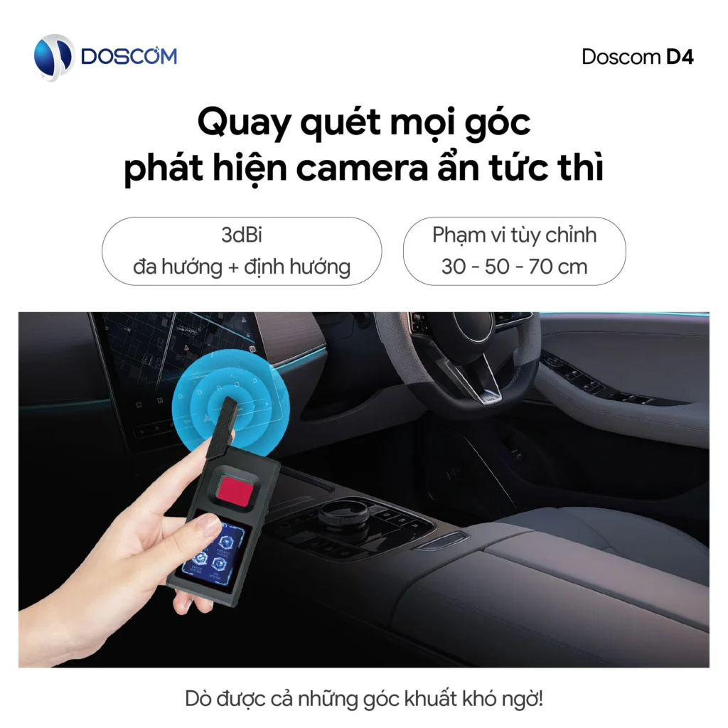 Quay quét mọi góc