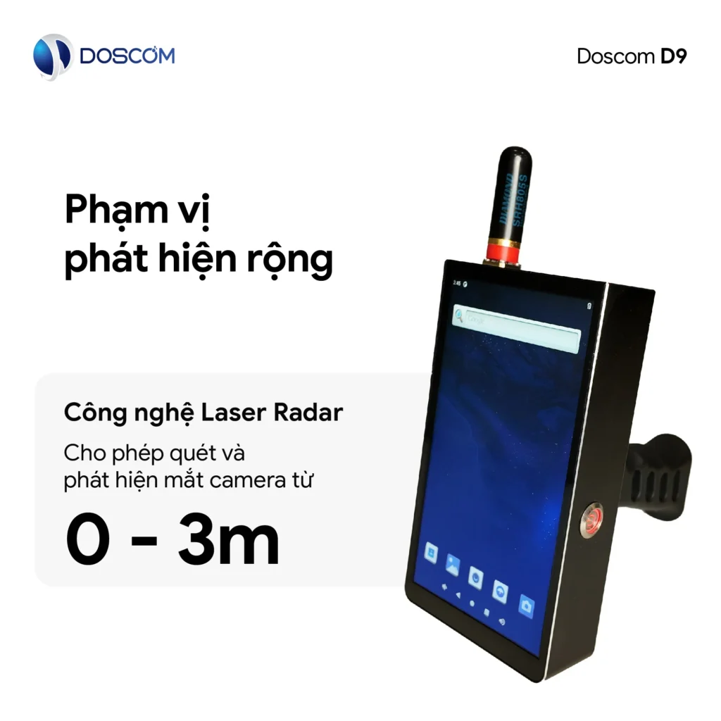 Phạm vi phát hiện rộng 