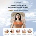 Đệm Massage Toàn Thân FUJILUX FJ-D88 – Túi Khí Toàn Thân, Bi Lăn Đa Điểm, Nhiệt Hồng Ngoại Graphene