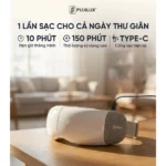 Máy Massage Mắt Nhiệt Ấm FUJILUX FJ-E10 – Giảm Khô Mắt, Chống Mỏi Khi Dùng Máy Tính – Pin 150 Phút, Gập Gọn 300g