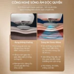 Máy Massage Trẻ Hoá Làn Da FUJILUX Sóng Âm 120 Nhịp/Phút – Nâng Cơ, Săn Chắc Da, 5 Đầu Thay Thế