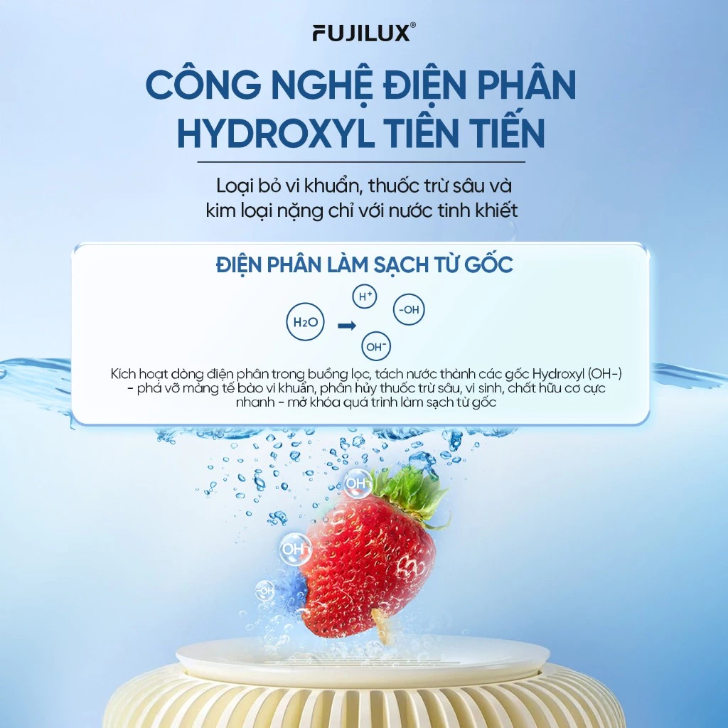 Máy Rửa Rau Củ Quả FUJILUX Green Wash 1