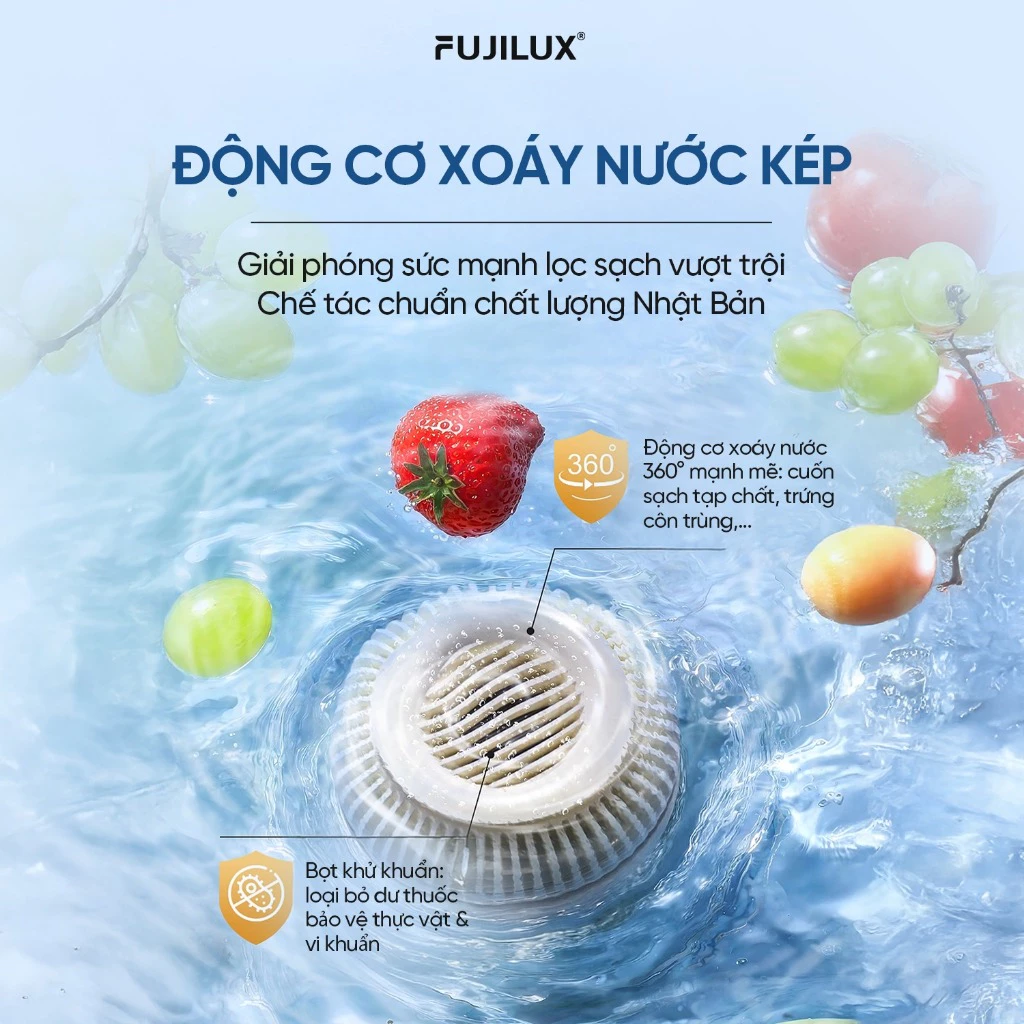 Máy Rửa Rau Củ Quả FUJILUX Green Wash 1