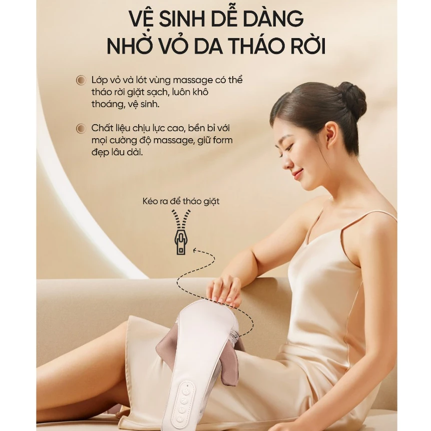 Đai Massage Cổ Vai Gáy FUJILUX FJ-N68 Massage Rung Đa Điểm