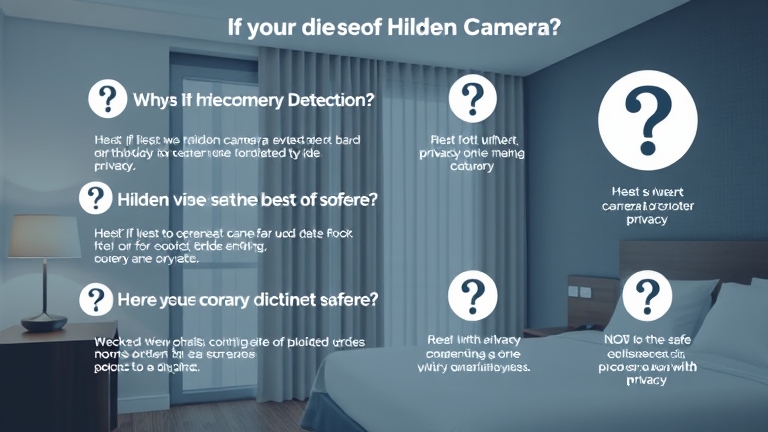 Hình ảnh minh hoạ FAQ về cách phát hiện camera quay lén, bảo vệ quyền riêng tư khách hàng trong khách sạn và cửa hàng
