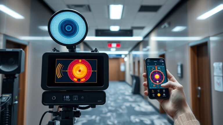 Các công cụ phát hiện camera giấu kín bao gồm RF detector, thermal camera và ứng dụng quét wifi trên smartphone để bảo vệ quyền riêng tư